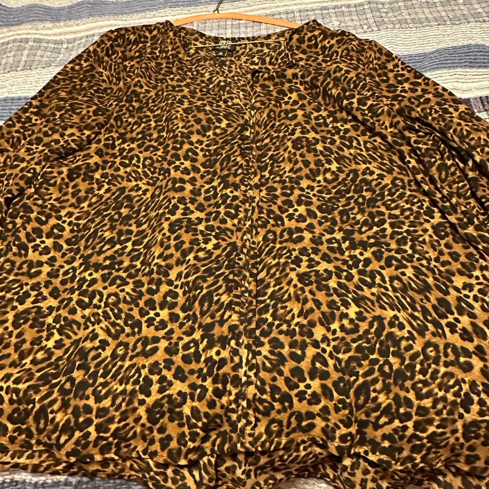 Leopard blouse